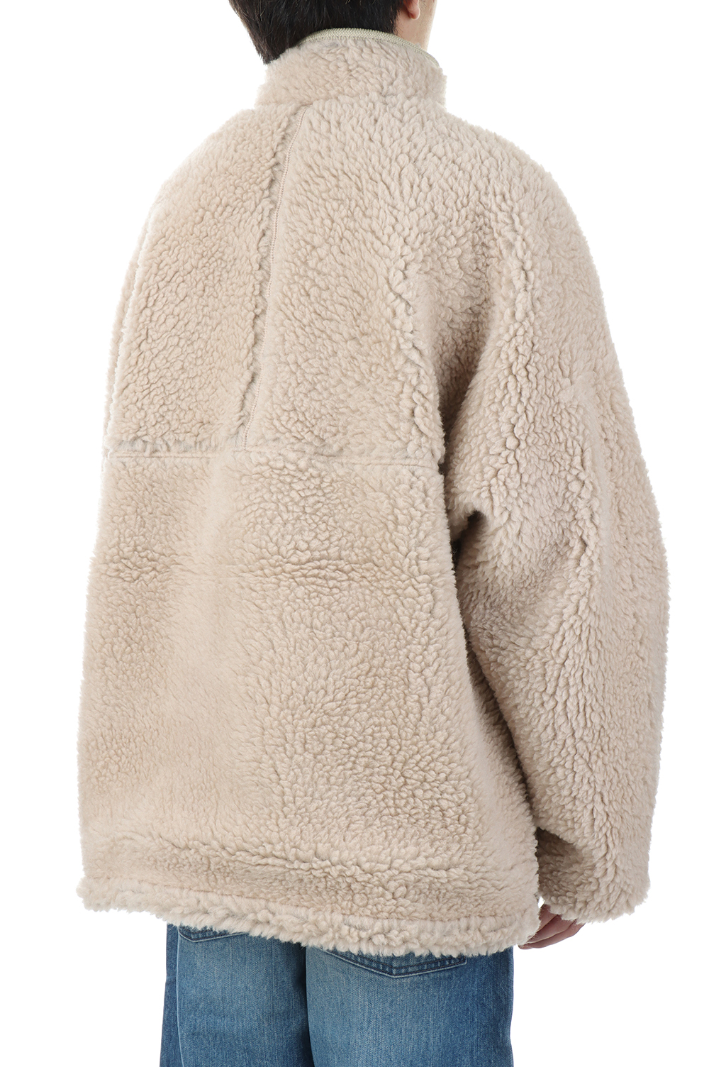 Wool Boa Fleece Field Jacket - Beige (NA2252N) | セレクトショップ｜DeepInsideinc