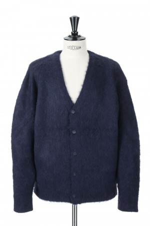 ALPACA CARDIGAN(1004AWKN02) - B:NAVY -