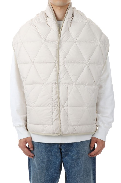 Lightweight Twill Mountain Down Cape - Light Beige (NN8256N) |  セレクトショップ｜DeepInsideinc.com Store