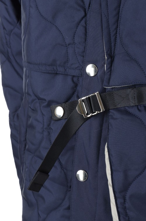 QUILTING MAGAZINE VEST LINER(22A0051)-NAVY- | セレクトショップ