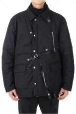 QUILTING MAGAZINE VEST JACKET(22A0053)-BLACK-