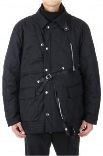 QUILTING MAGAZINE VEST JACKET(22A0053)-BLACK-