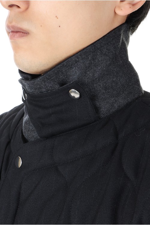 QUILTING MAGAZINE VEST JACKET(22A0053)-BLACK- | セレクトショップ｜DeepInsideinc.com  Store