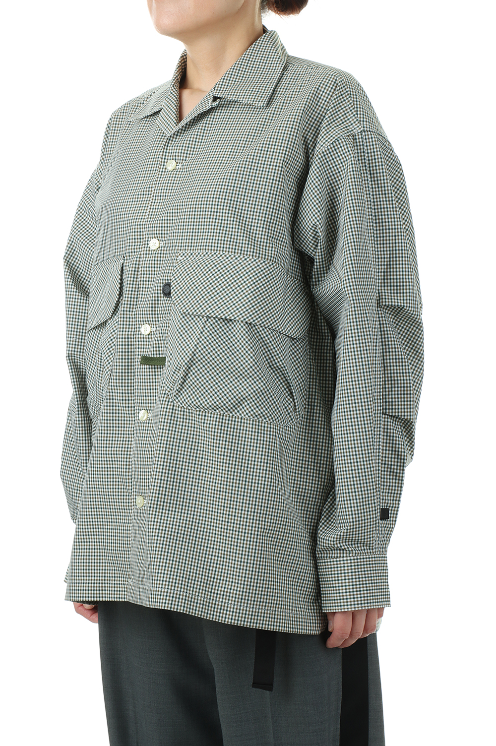 TECH NEW ANGLER'S OPEN GINGHAM -GREEN (BE-87022WL) | セレクト 