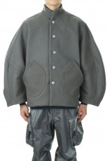 ORIGINAL MELTON 3D WAMONO JACKET(AW-22-SC01)-GRAY-