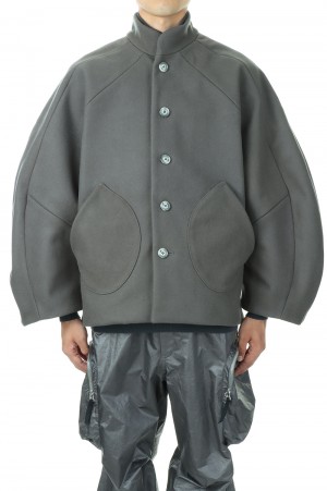 ORIGINAL MELTON 3D WAMONO JACKET(AW-22-SC01)-GRAY-