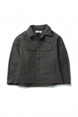 ORIGINAL MELTON 3D THIRD MODEL JACKET(aw-22-3ROJ)-GRAY-