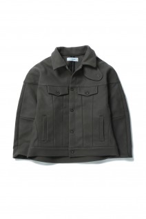 ORIGINAL MELTON 3D THIRD MODEL JACKET(aw-22-3ROJ)-GRAY-