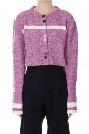 Knit Cardigan -PURPLE (105B)
