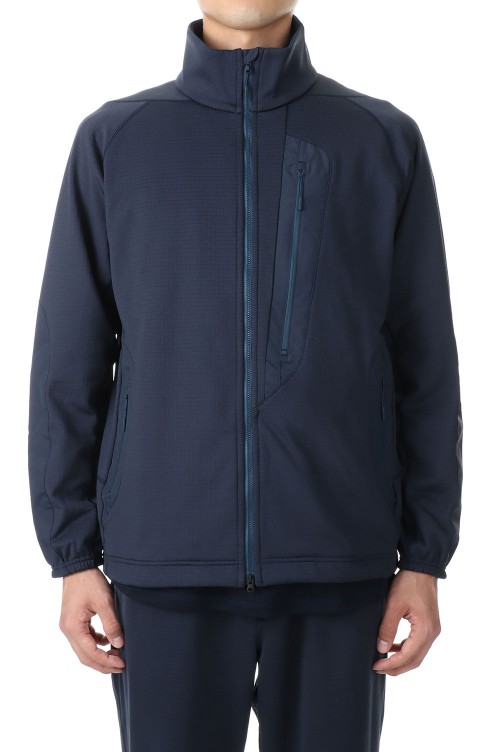 美品DAIWA　ライフスタイルフリースジャケット　Mネイビー　ダブルジップ　釣り DAIWA lifestyle フリースジャケット M