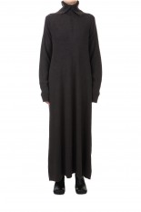 High coller flare knit OP-DARK BROWN(460FAS73-0250)
