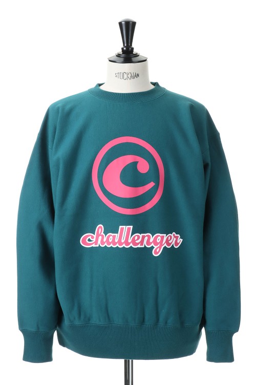 5☆好評 CHALLENGER 90'S LOGO C N SWEAT GREEN stuburomokykla.lt