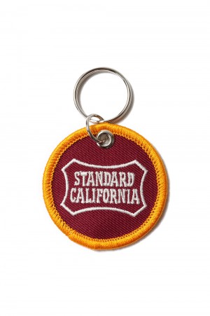 HIGHTIDE / SD Stitch Work Key Holder - BURGUNDY