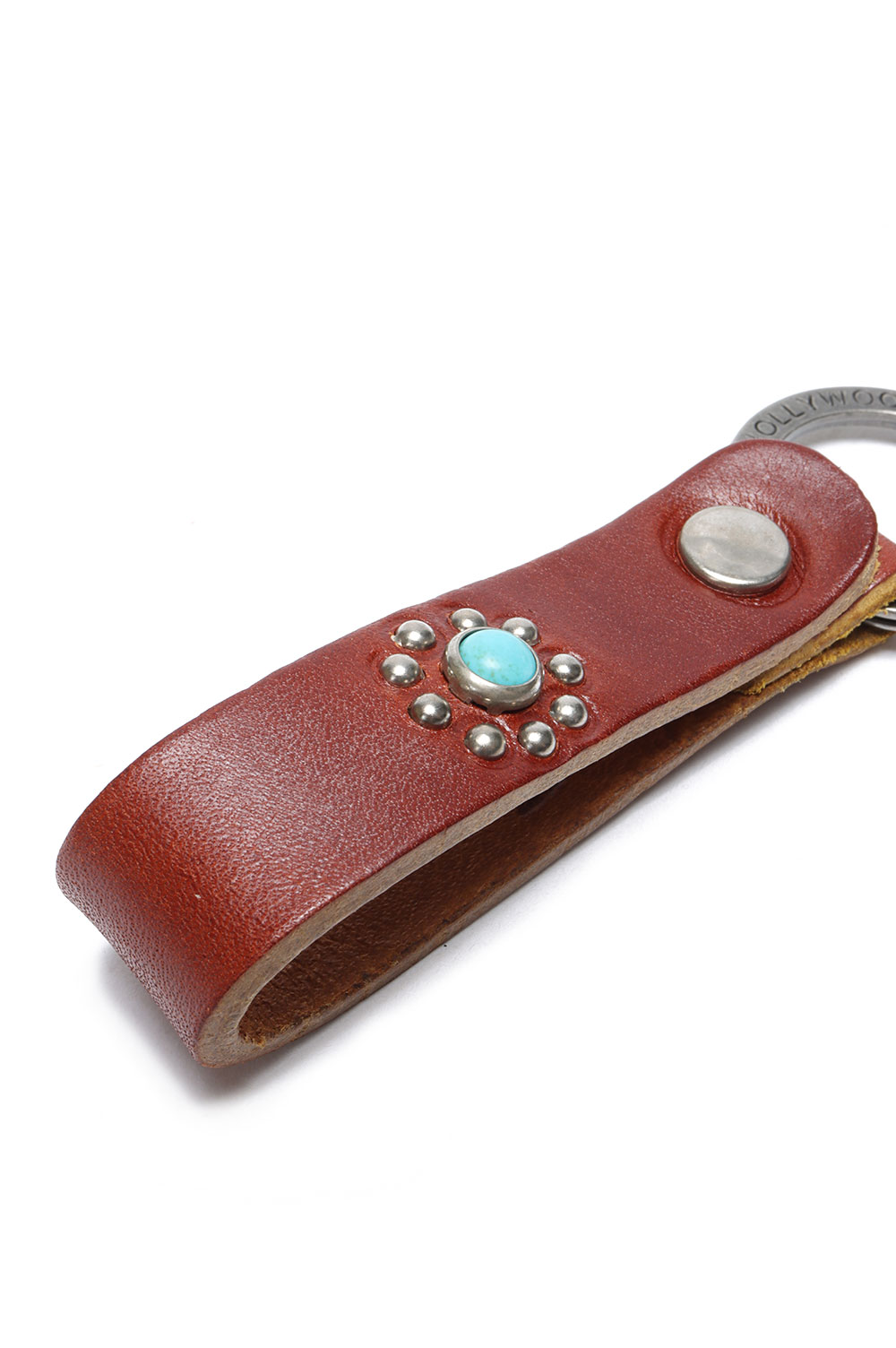 HTC N&J Ring Key Holder #FLower TQ - LIGHT BROWN | セレクト