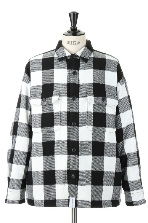 DESCENDANT/CLAIRTON PLAID JACKET (BLACK)