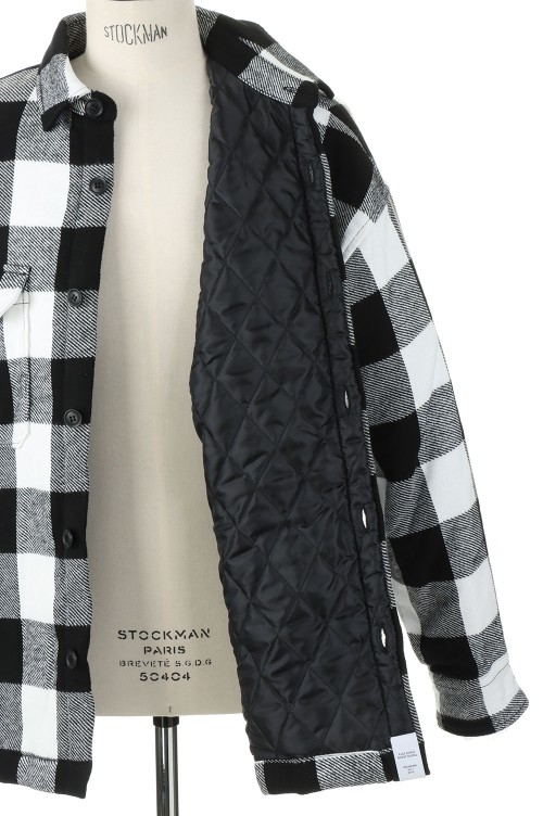 CLAIRTON PLAID JACKET - WHITE (222TQDS-JKM01) | セレクト