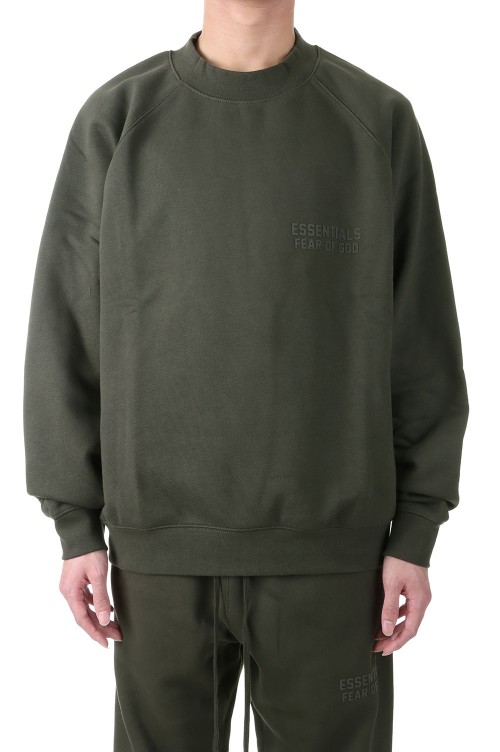 Essentials Crewneck Sweatshirt/Off-Black(192BT222040F) | セレクト ...