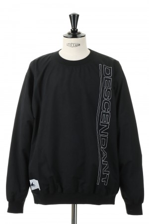 未使用　DESCENDANT ディセンダント　 WEATHER SMOCK LS JARDINIERE WEATHER SMOCK LS - BLACK (222TQDS-SHM06) | セレクト