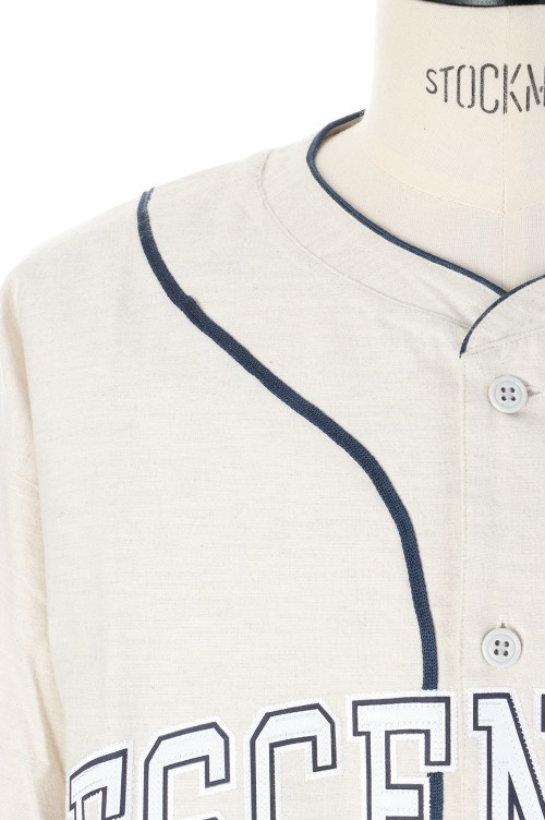 BLEEK BASEBALL LS SHIRT - GRAY (222TQDS-SHM07) | セレクトショップ