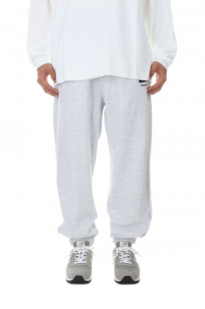 COURT SWEAT TROUSERS - GRAY (222ATDS-PTM01) | セレクトショップ