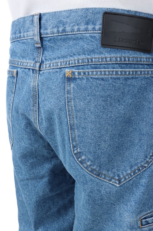 DAWSON DENIM TROUSERS BUGGY - INDIGO (222WVDS-PTM04 DAWSON DENIM TROUSERS BUGGY - INDIGO (222WVDS-PTM04