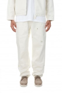 Abc. 123. Double Knee Pant / Selenite White(ABC123DKP100)