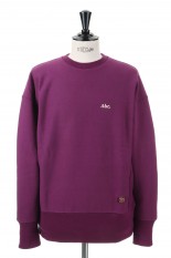 Abc. 123. Sweatshirt / Rhodolite Purple（ABC123CNSS200）