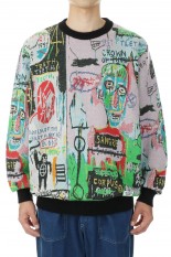 JEAN-MICHEL BASQUIAT / CREW NECK SWEATER ( TYPE-3 ) (BASQUIAT-WM-KN03)