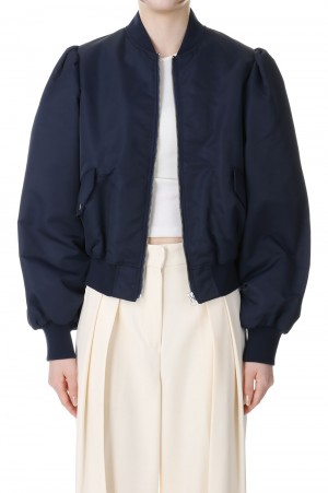 リムアーク Round bomber JK ブラック ジャケット RIM.ARK RIM.ARK / 向かい合わせ Round bomber JK レザージャケット