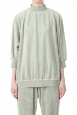 3/4 Sleeve Mockneck -SEAL (125BT225193FW)