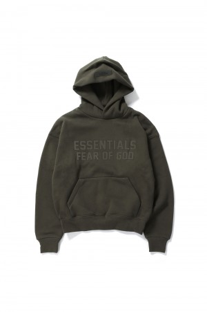 Kids Essentials Hoodie -OFF BLACK (785BT222040K)