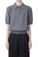 Polo Knit -LIGHT GRAY (22AW-15-04)