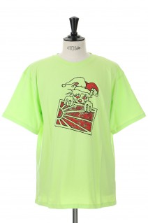 CLOWN TSHIRT KNIT / LIME