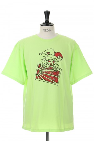CLOWN TSHIRT KNIT / LIME