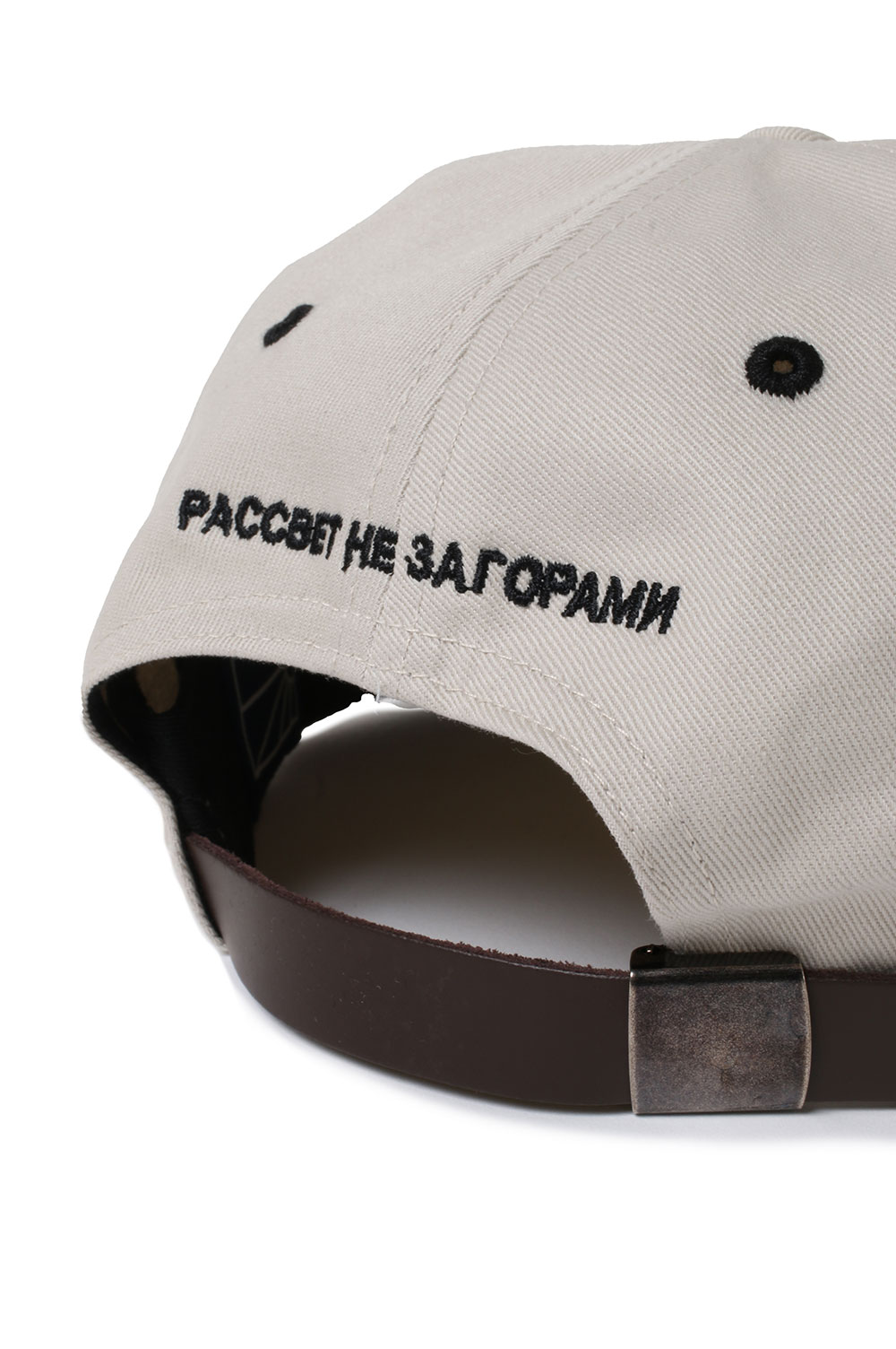 5-PANEL LOGO CAP WOVEN / BEIGE | セレクトショップ