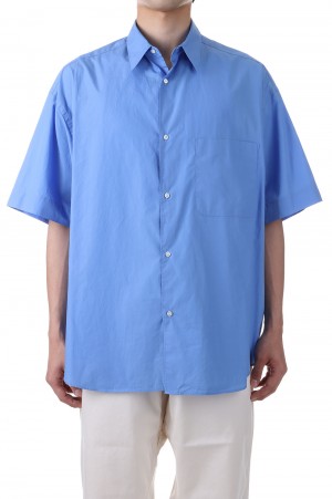 Broad S/S Oversized Regular Collar Shirt - WHITE (GM232-50003B