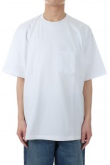 S/S Oversized Pocket Tee - WHITE (GU231-70310B)