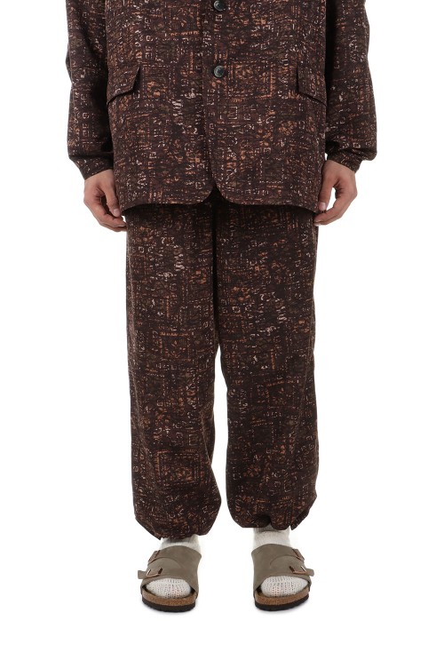 TECH EASY TROUSERS BATIK - BROWN (BP-42023) | セレクトショップ ...