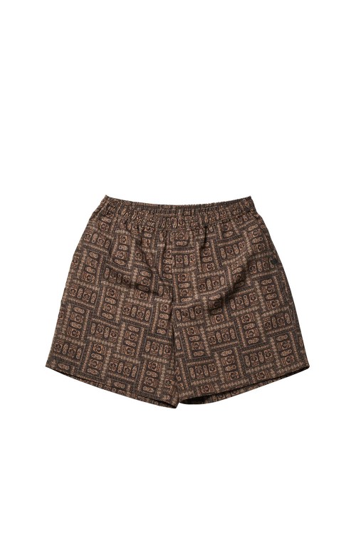 TECH EASY SHORTS BATIK - BROWN (BP-55023) | セレクトショップ