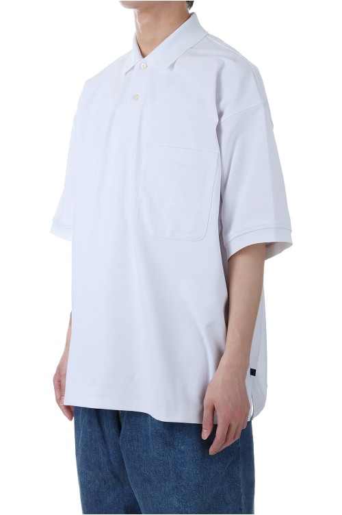 TECH POLO SHIRTS S/S - WHITE (BE-32023) | セレクトショップ