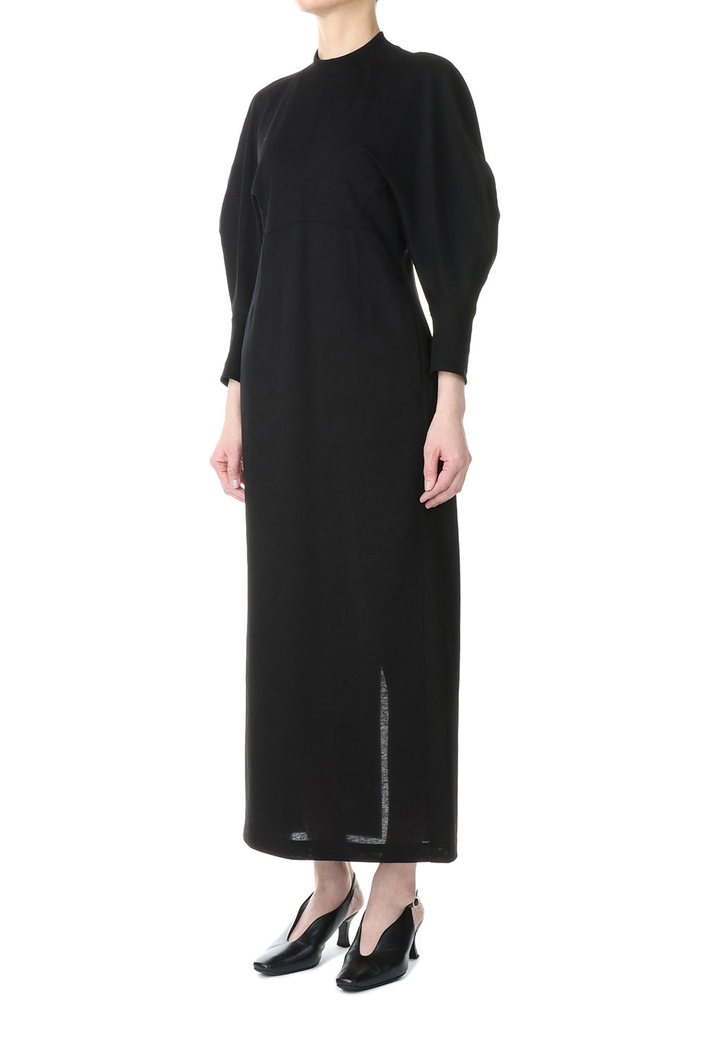 Cotton Jersey Dress - Black (MM23PS-JS732) | セレクトショップ 