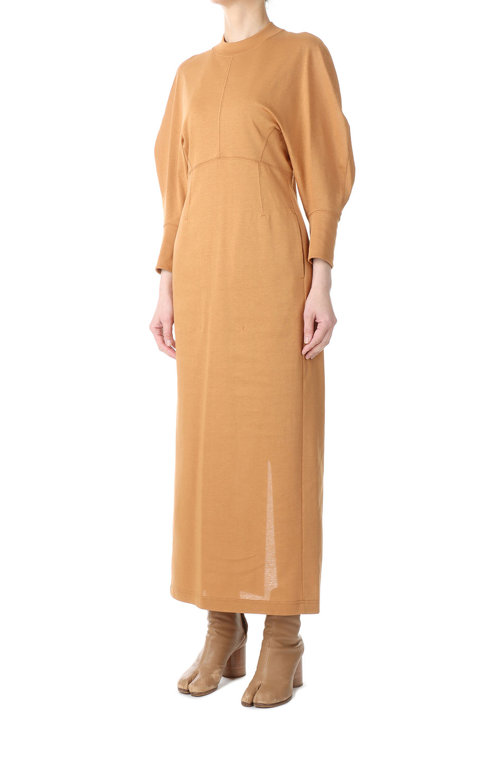 Cotton Jersey Dress - Brown (MM23PS-JS732) | セレクト