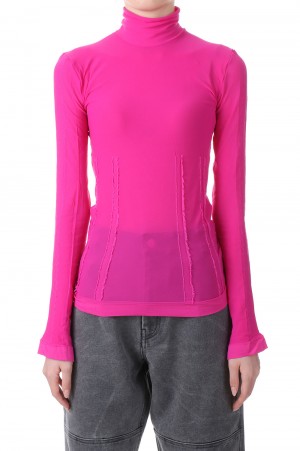 Sheer Tops -Fushia Pink (FN-WN-TSHI000518 / AL0326)