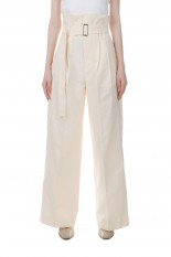 High-waisted Wide Pant - Ivory (021-023-WP56)