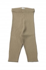 Ribbed Half Leggings - Beige (021-023-KP04)