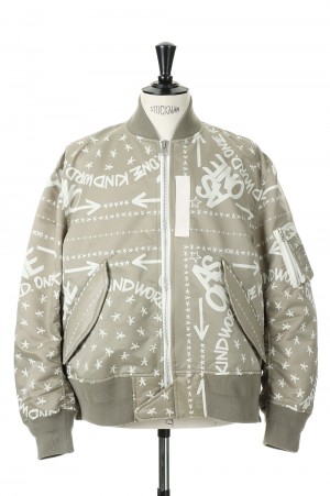 Eric Haze / Bandana Print Blouson(23-02963M)-L/KHAKI 5351