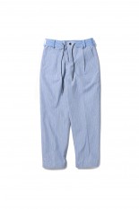 Thomas Mason / Cotton Poplin Pants(23-03040M)-L/BLUE STRIPE 458-