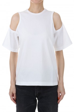 Cut Outs Tee - White (I23SS-CUT6)