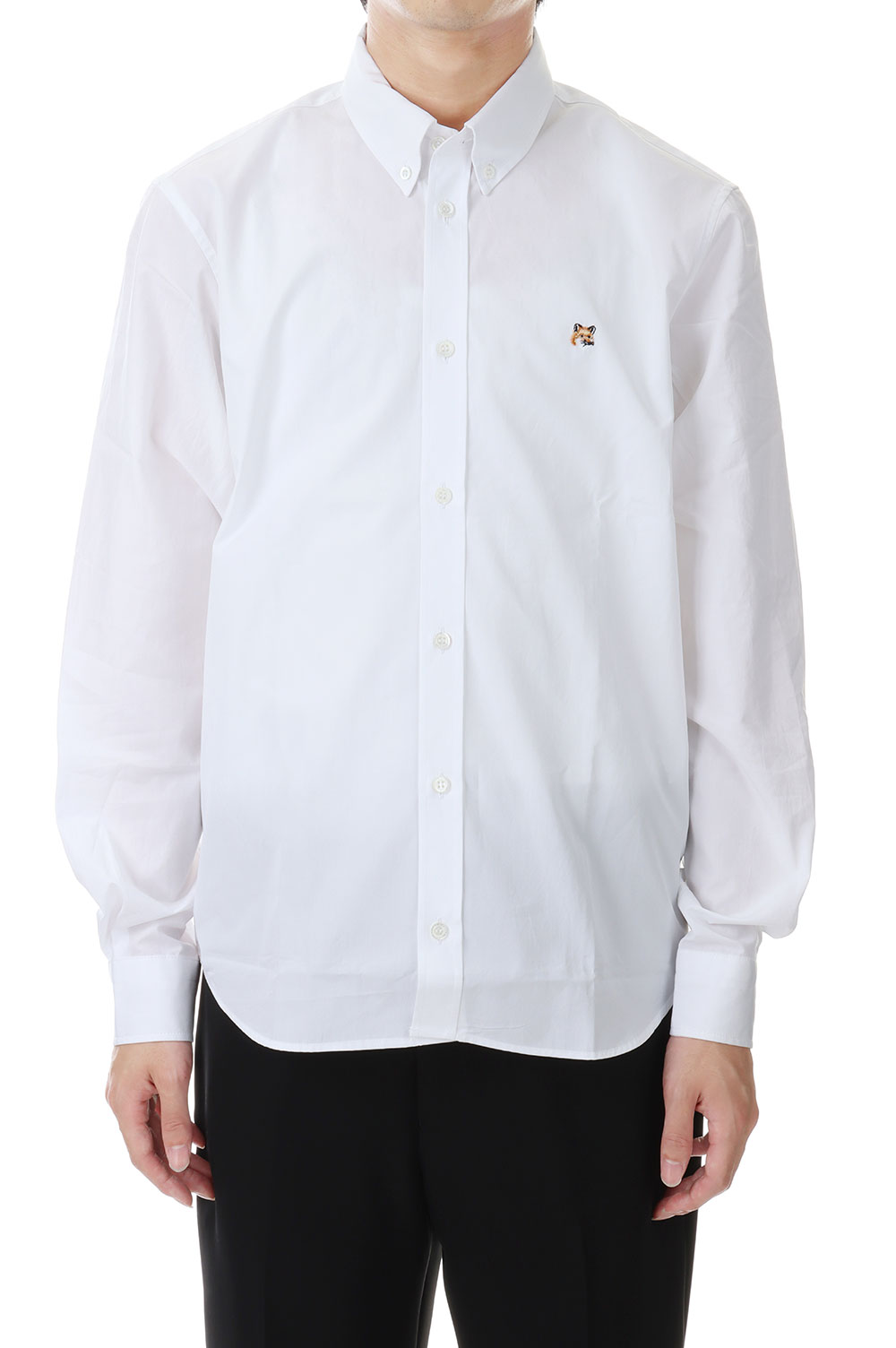 FOX HEAD EMBROIDERY CLASSIC SHIRT -WHITE(HM00435WC0025) | セレクト