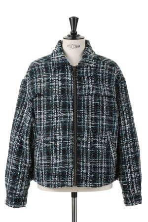 Tweed Padding Blouson -NAVY (LEJ254)